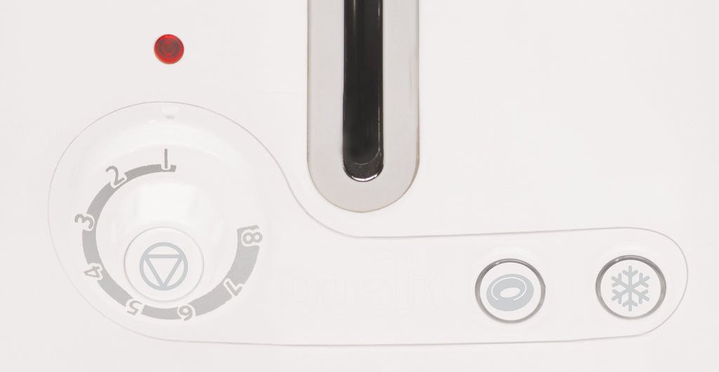 DUALIT - 2 Slice Lite Toaster - Gloss White - 26203 - Kitchenary