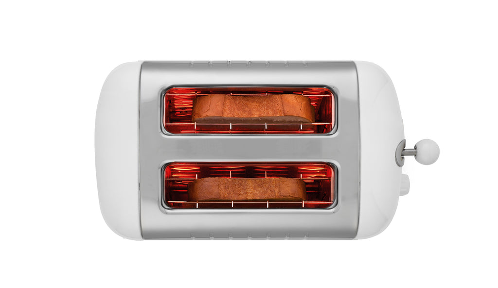 DUALIT - 2 Slice Lite Toaster - Gloss White - 26203 - Kitchenary