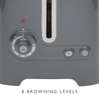 DUALIT - 2 Slice Lite Toaster - Grey - 26204 - Kitchenary