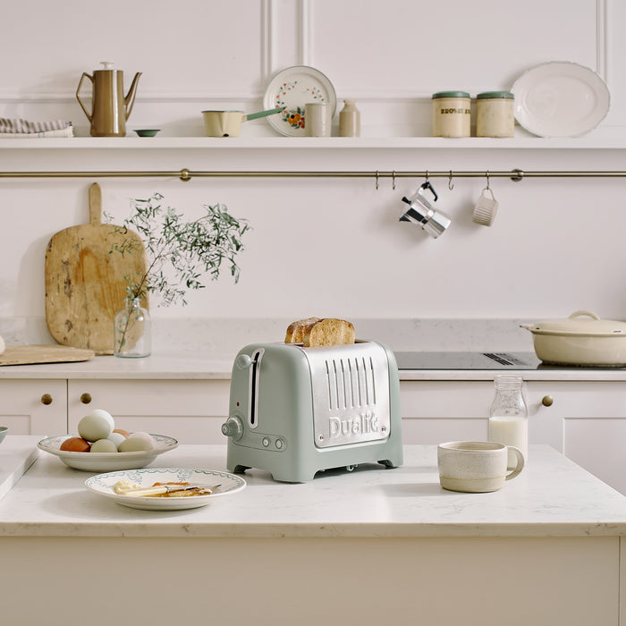 DUALIT - 2 Slice Lite Toaster - Sage - 26216 - Kitchenary