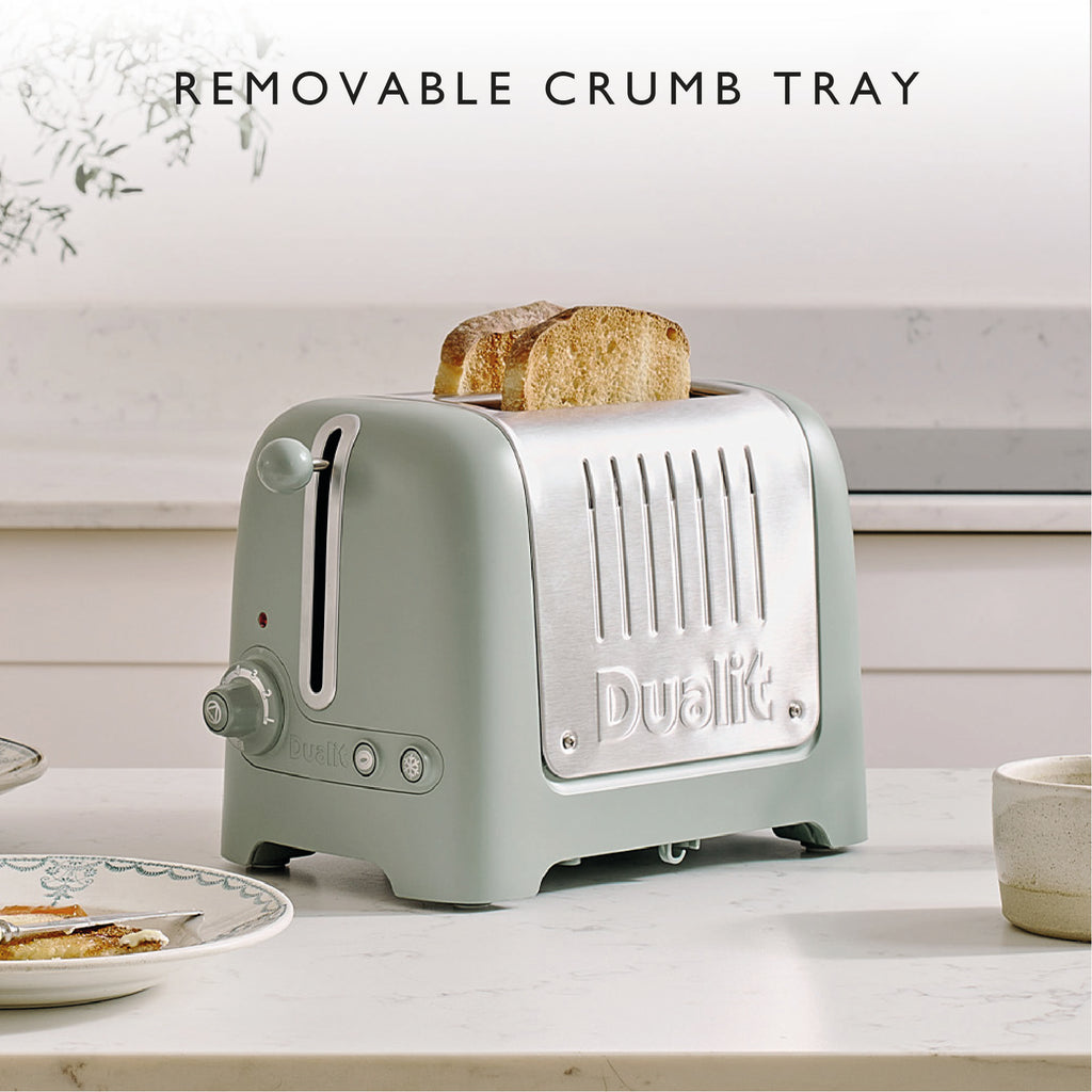 DUALIT - 2 Slice Lite Toaster - Sage - 26216 - Kitchenary