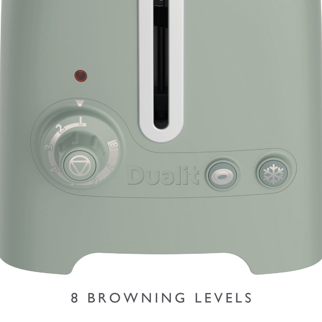 DUALIT - 2 Slice Lite Toaster - Sage - 26216 - Kitchenary