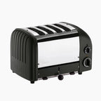 DUALIT - 4 Slice Classic Toaster - Matt Black - 47185 - Kitchenary