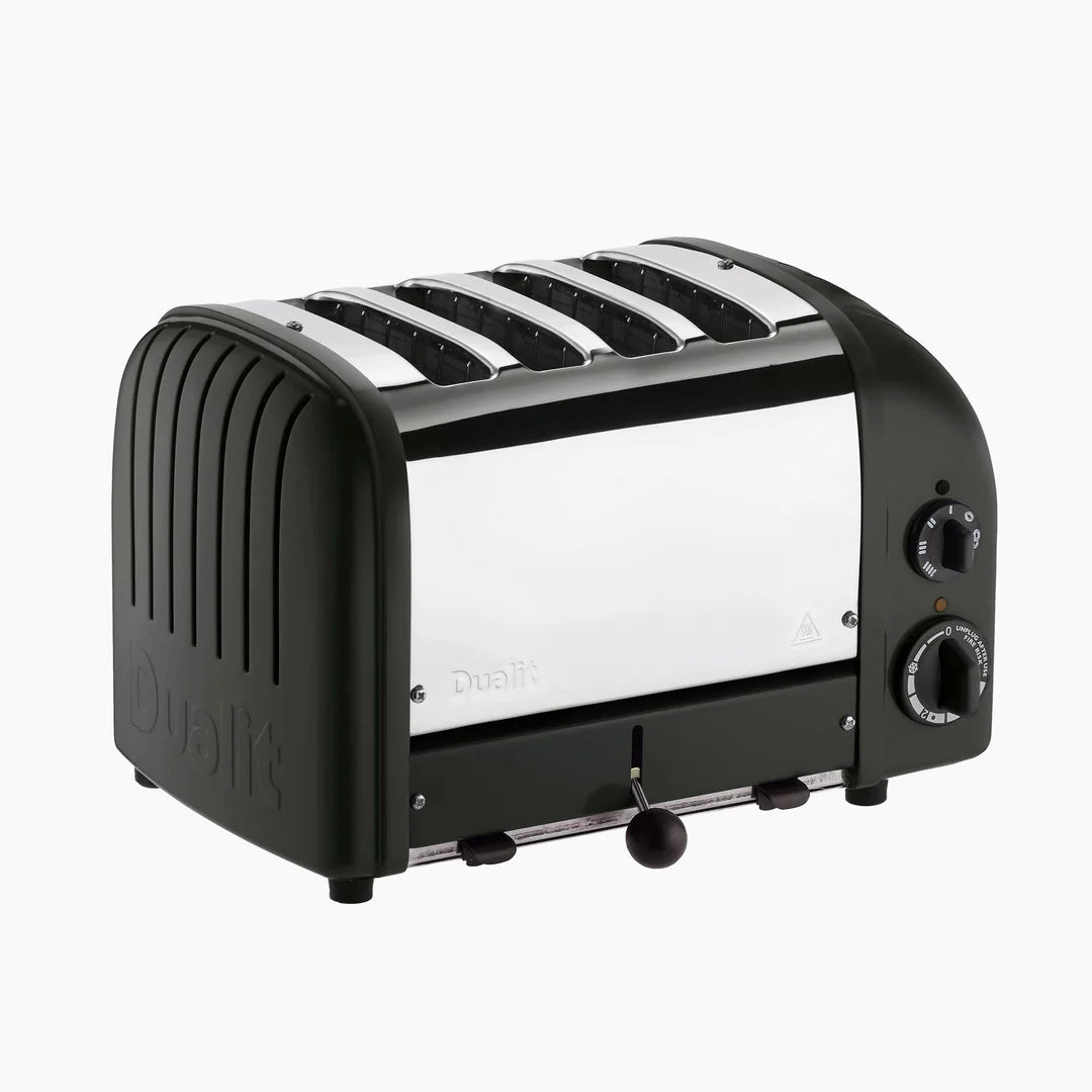 DUALIT - 4 Slice Classic Toaster - Matt Black - 47185 - Kitchenary