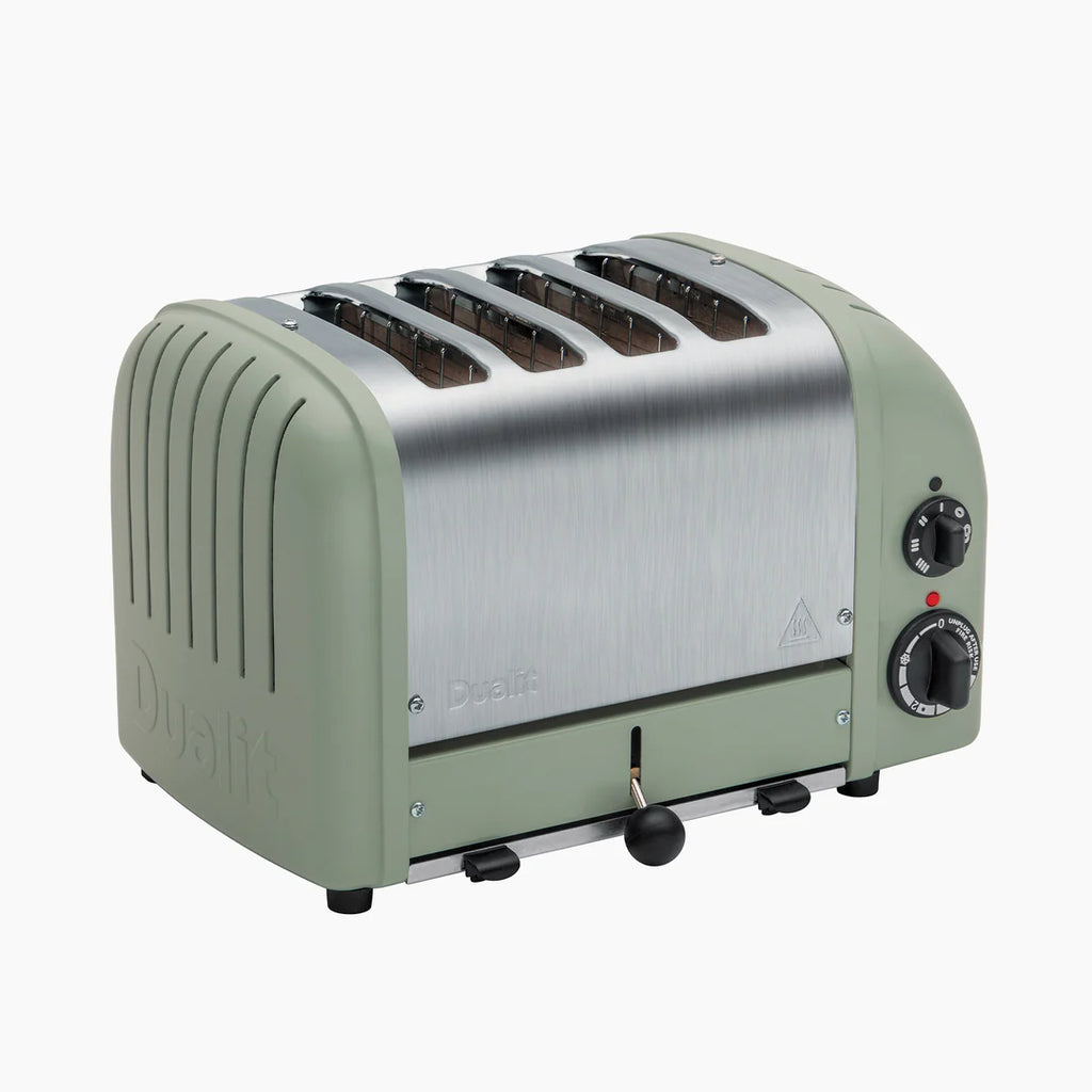 DUALIT - 4 Slice Classic Toaster - Matt Sage Green - 40578 - Kitchenary