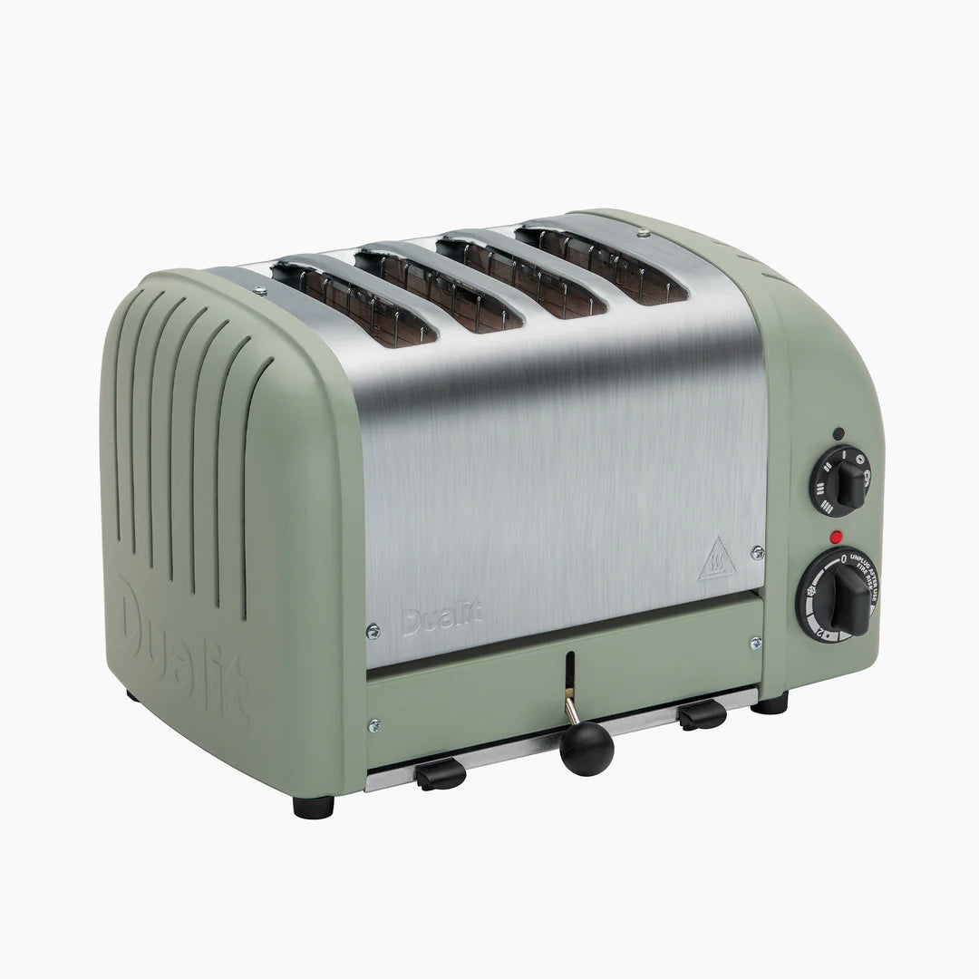 DUALIT - 4 Slice Classic Toaster - Matt Sage Green - 40578 - Kitchenary