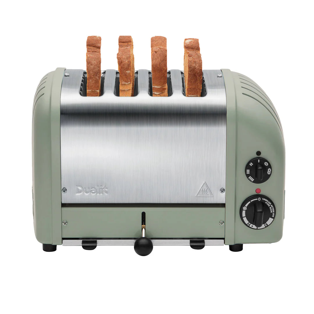 DUALIT - 4 Slice Classic Toaster - Matt Sage Green - 40578 - Kitchenary
