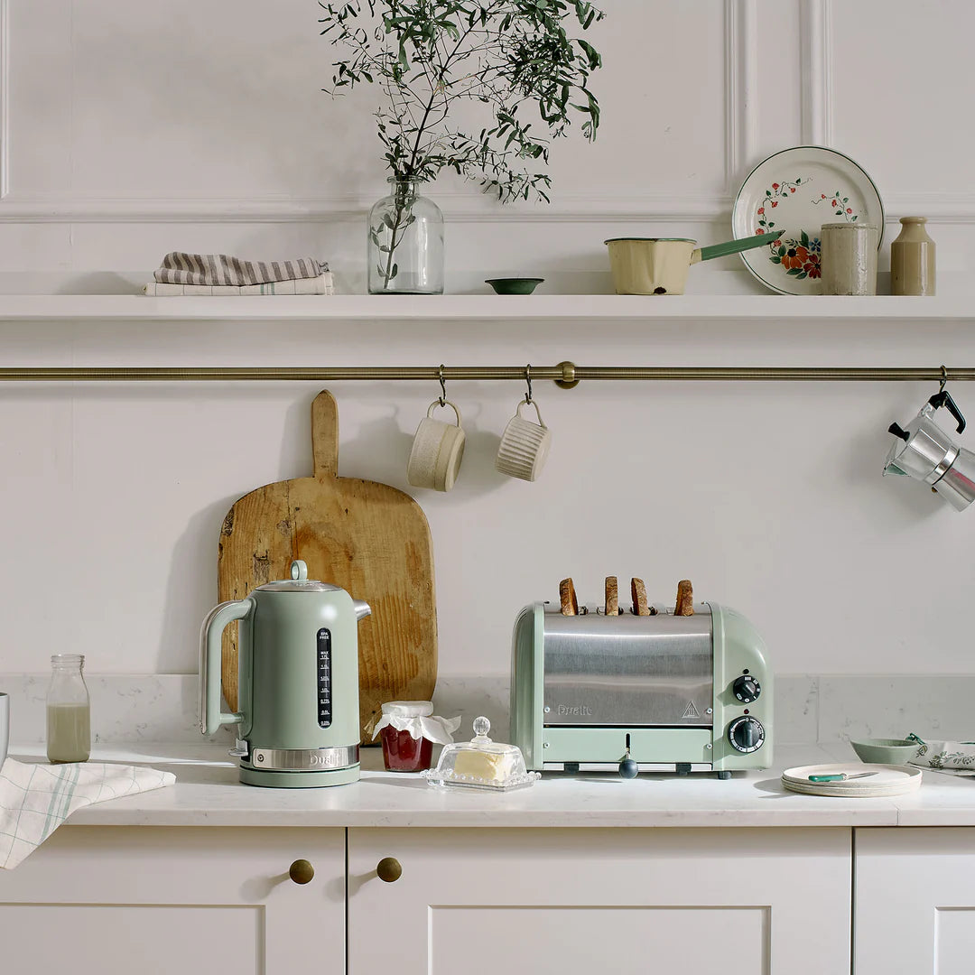 DUALIT - 4 Slice Classic Toaster - Matt Sage Green - 40578 - Kitchenary