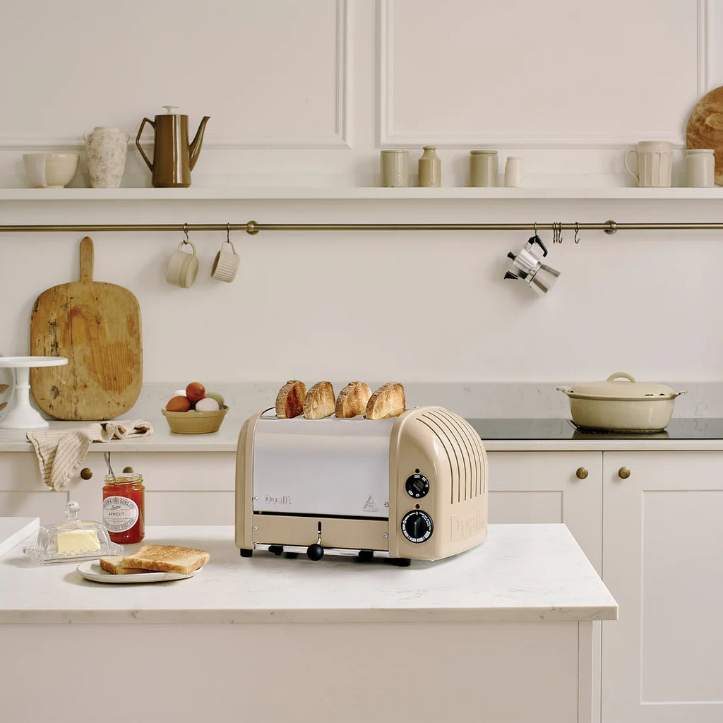 DUALIT - 4 Slice Classic Toaster - Sandstone - 40579 - Kitchenary
