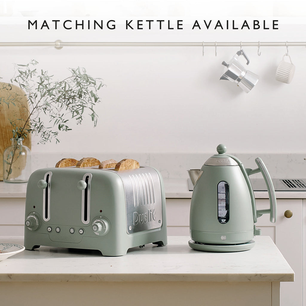 DUALIT - 4 Slice Lite Toaster - Sage - 46220 - Kitchenary