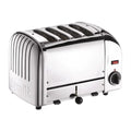 DUALIT - 4 Slice Vario Toaster - Polished Stainless Steel - 40352 - Kitchenary