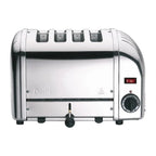DUALIT - 4 Slice Vario Toaster - Polished Stainless Steel - 40352 - Kitchenary