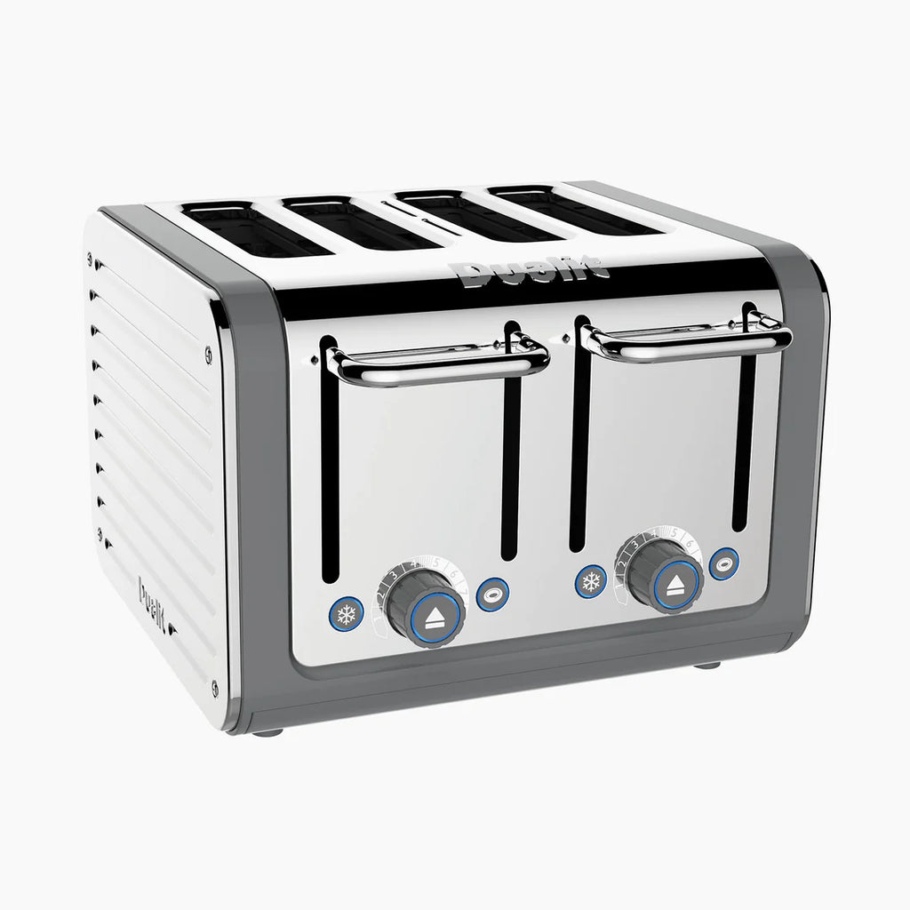 DUALIT - 4 Slot Architect Toaster - Grey - 46526 - Kitchenary