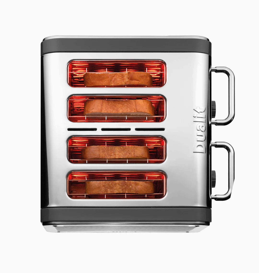 DUALIT - 4 Slot Architect Toaster - Grey - 46526 - Kitchenary