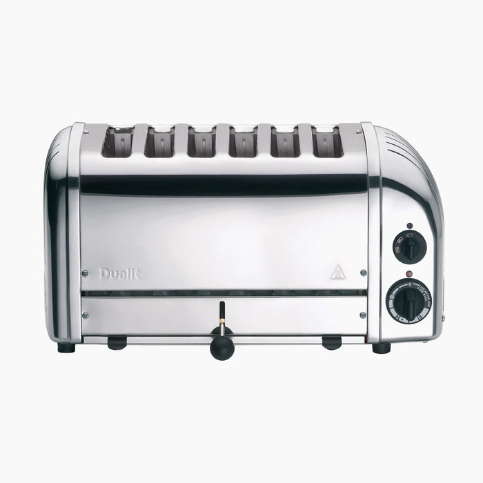 DUALIT - 6 Slice Vario Toaster - Polished Stainless Steel - 60144 - Kitchenary