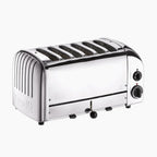 DUALIT - 6 Slice Vario Toaster - Polished Stainless Steel - 60144 - Kitchenary