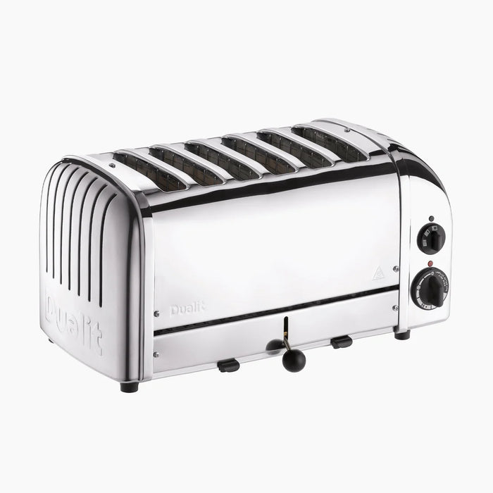 DUALIT - 6 Slice Vario Toaster - Polished Stainless Steel - 60144 - Kitchenary