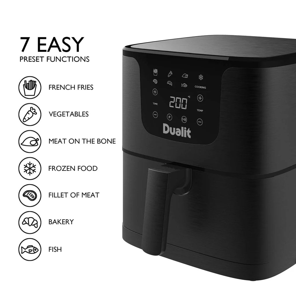 DUALIT - Air Fryer - Black - 89230 - Kitchenary