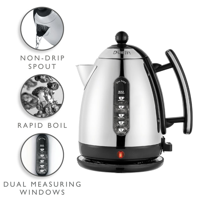DUALIT - Lite Jug Kettle - Black - 72000 - Kitchenary