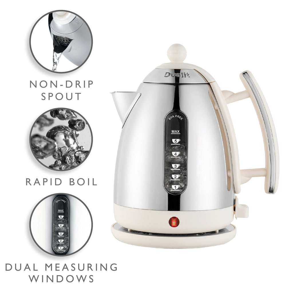 DUALIT - Lite Jug Kettle - Canvas White - 72003 - Kitchenary