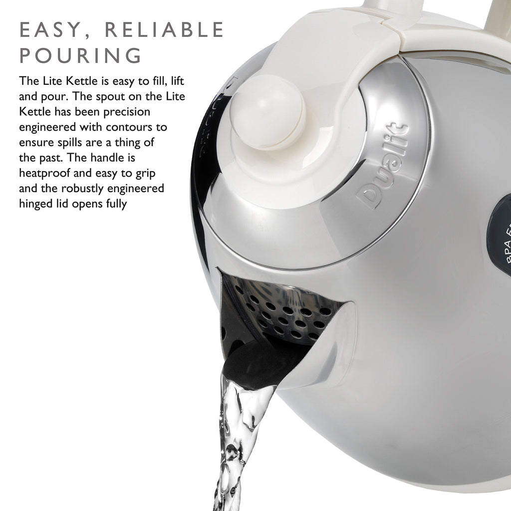 DUALIT - Lite Jug Kettle - Canvas White - 72003 - Kitchenary