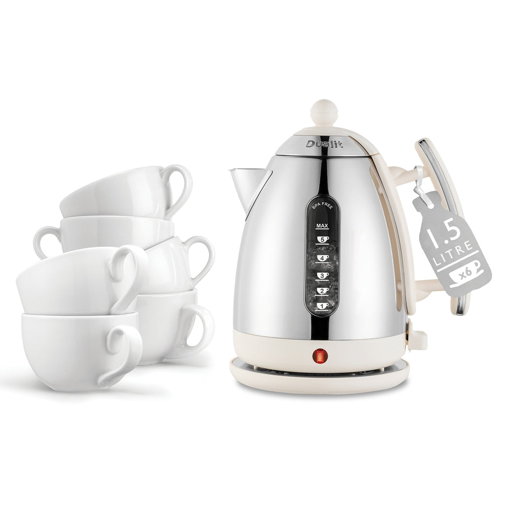 DUALIT - Lite Jug Kettle - Canvas White - 72003 - Kitchenary