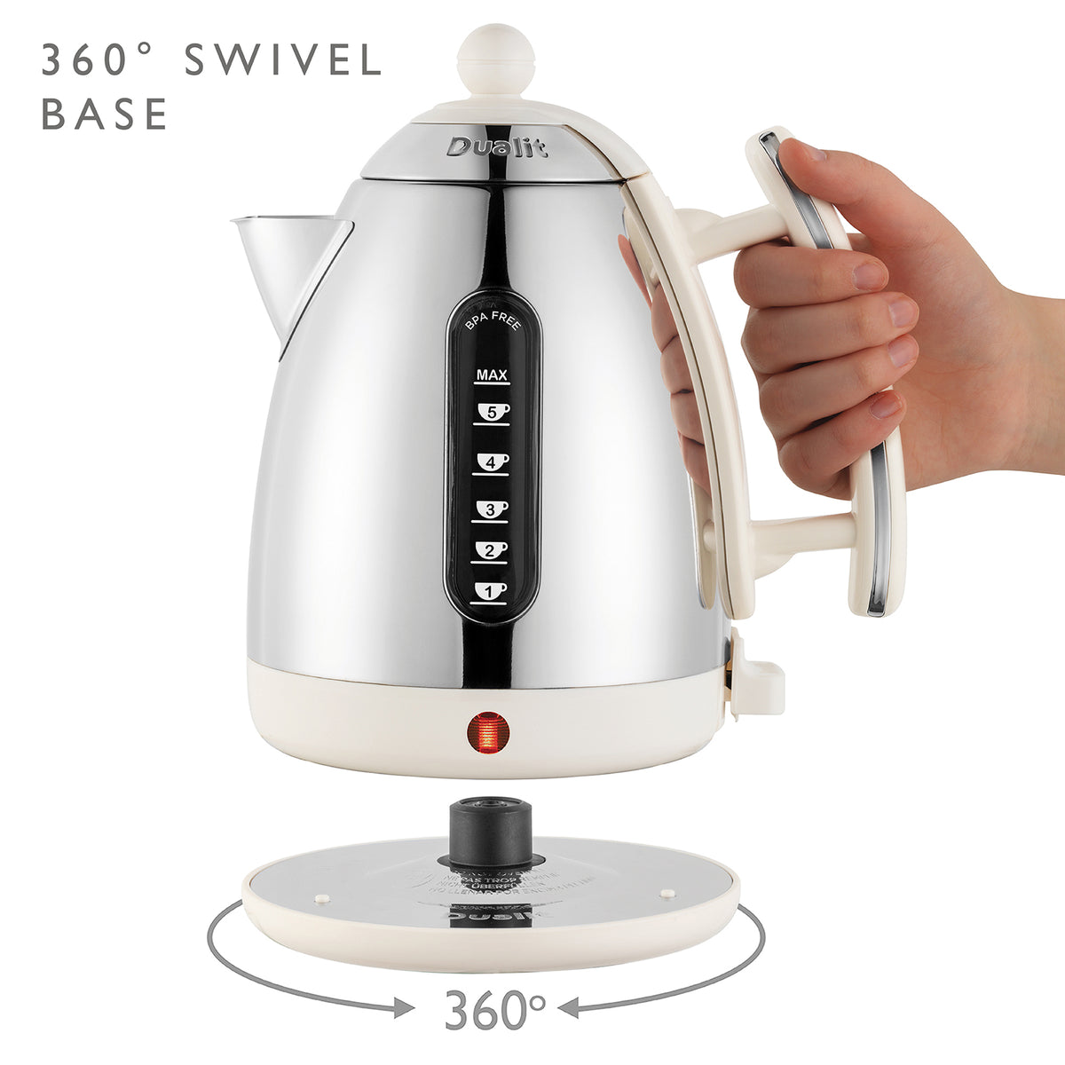 DUALIT - Lite Jug Kettle - Canvas White - 72003 - Kitchenary