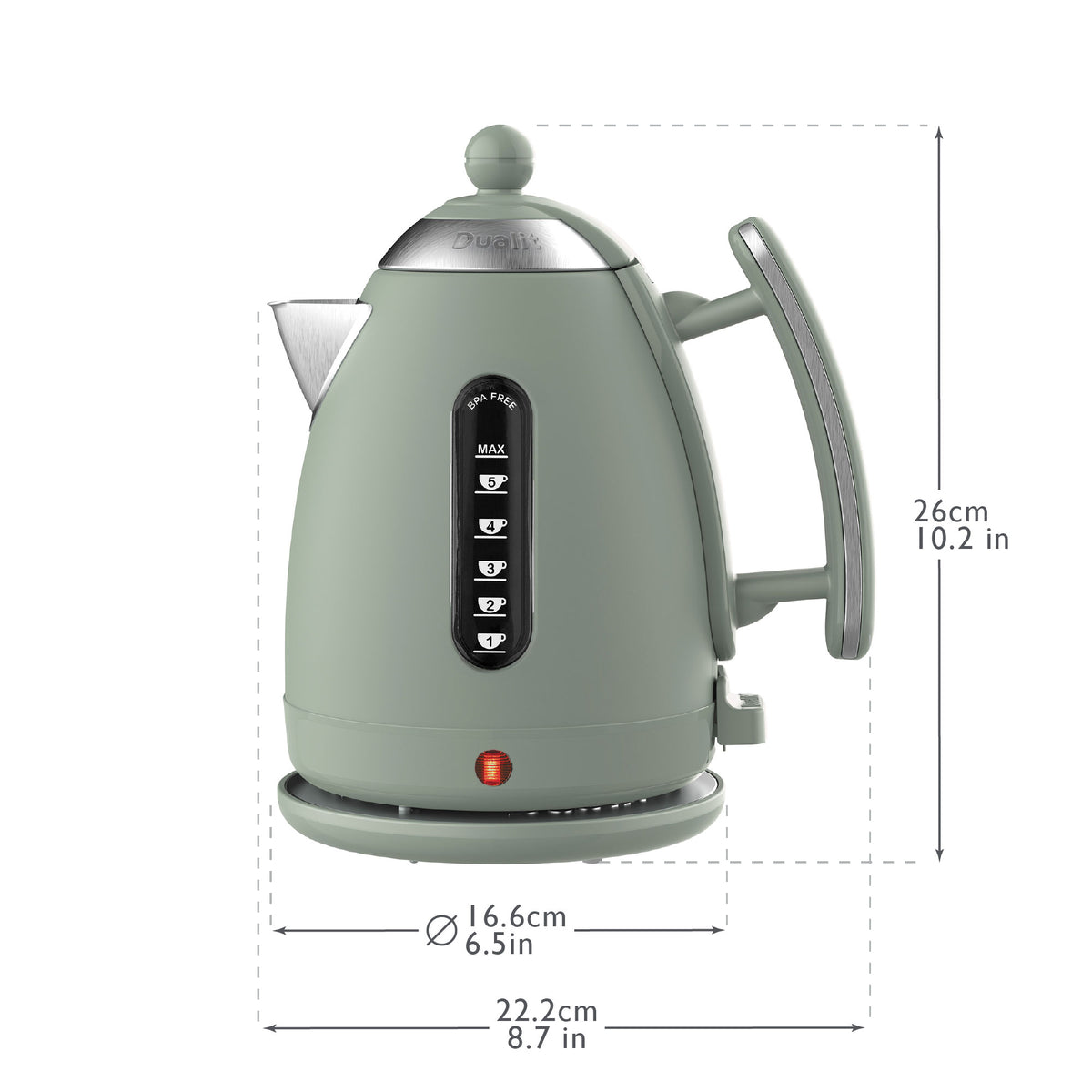 DUALIT - Lite Jug Kettle - Sage - 72008 - Kitchenary