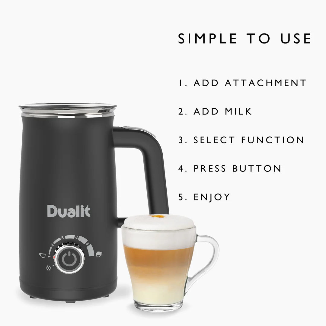 DUALIT - Milk Frother Max - Black - DMF3 - Kitchenary