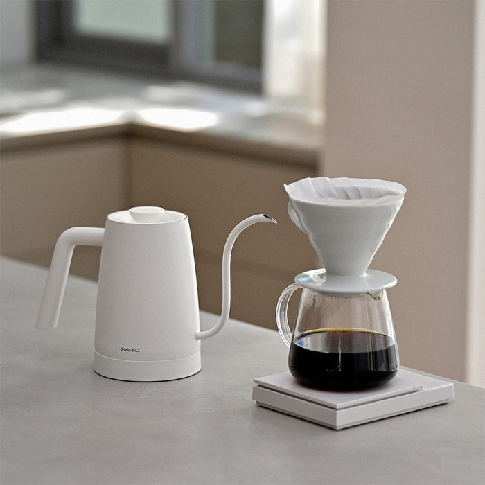 ECK-80-W-EU - HARIO ECK-80-W-EU Lyra Electric Coffee Drip Kettle (800ml) - White - Kitchenary