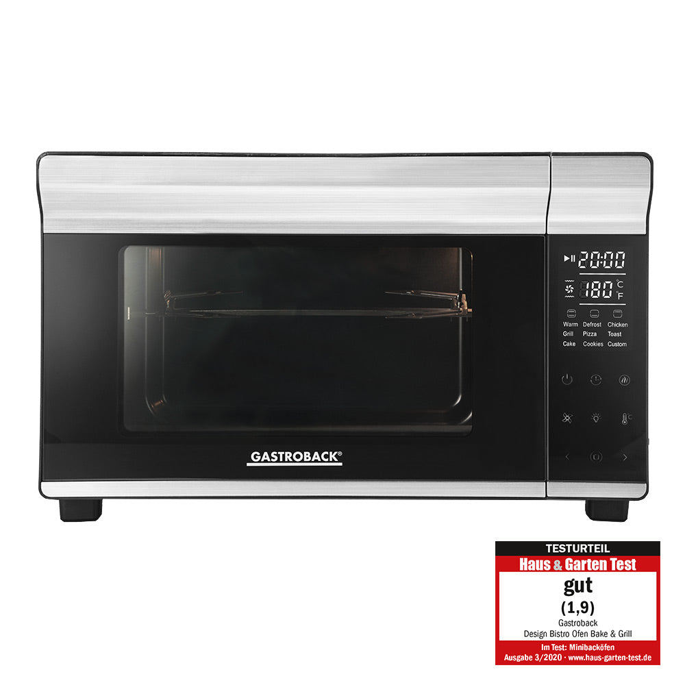 GASTROBACK - Design Bistro Oven Bake & Grill - Black & Stainless Steel - 62814 - Kitchenary