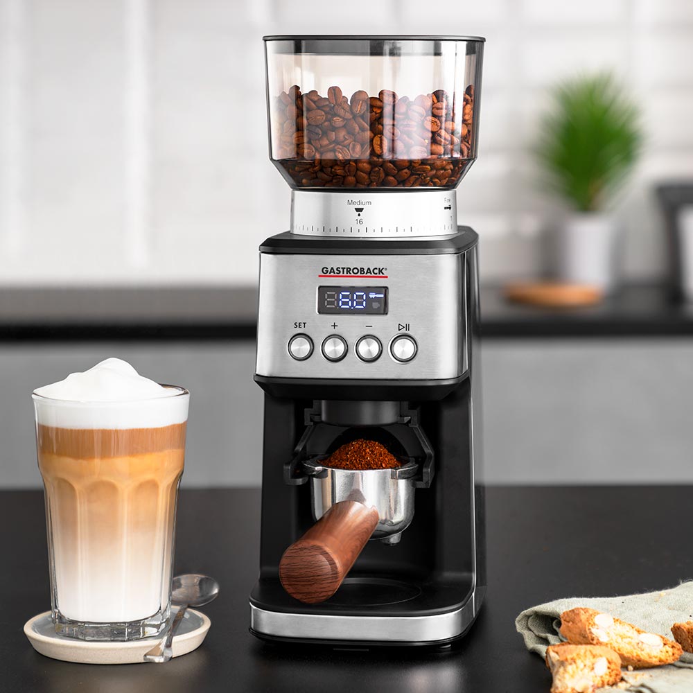 GASTROBACK - Design Coffee Grinder Digital - Stainless Steel - 62643 - Kitchenary