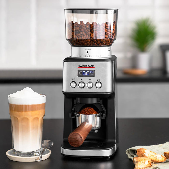 GASTROBACK - Design Coffee Grinder Digital - Stainless Steel - 62643 - Kitchenary