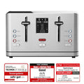GASTROBACK - Design Digital Toaster 4 Slice - Stainless Steel - 62396 - Kitchenary