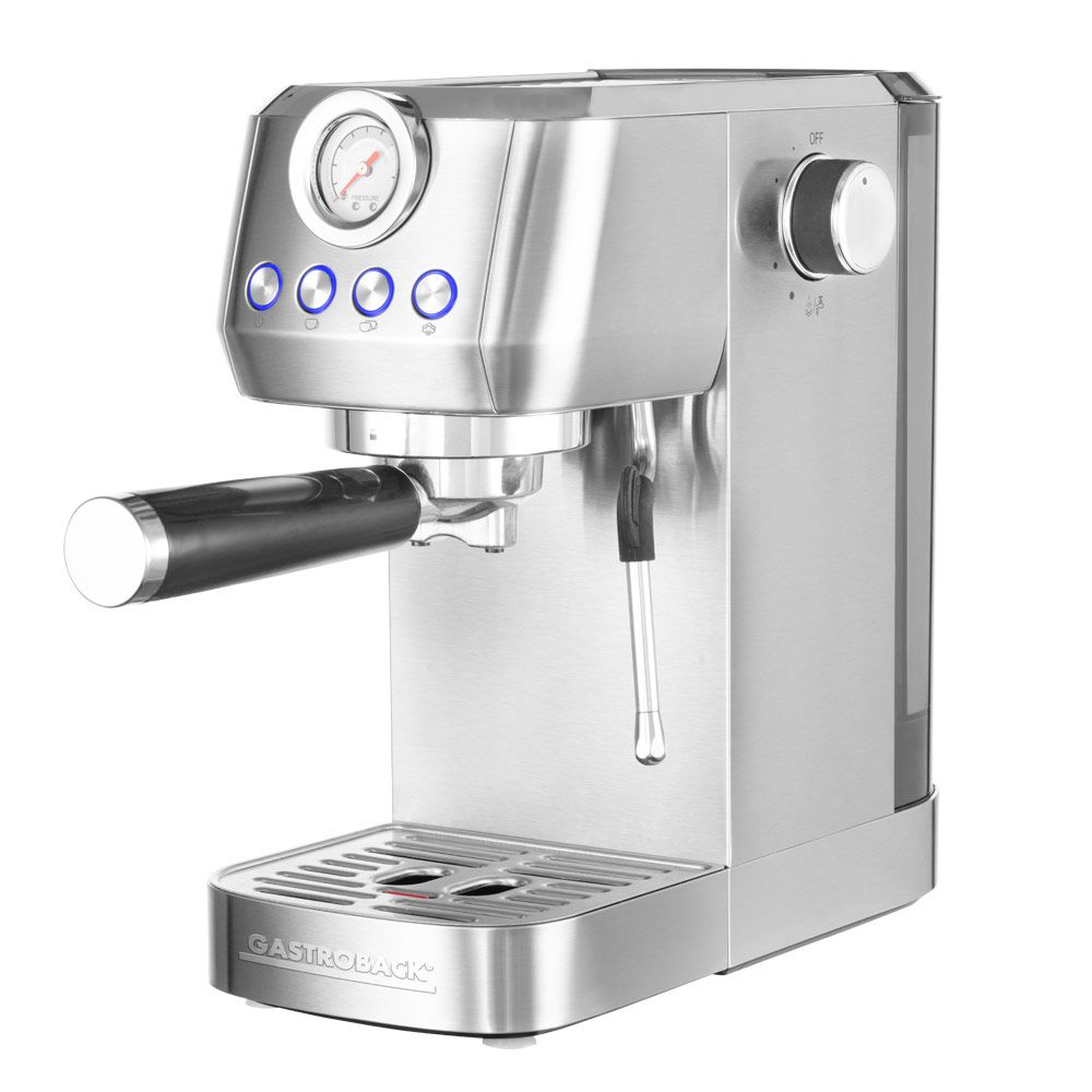 GASTROBACK - Design Espresso Piccolo Pro Coffee Machine - Silver - 62721 - Kitchenary