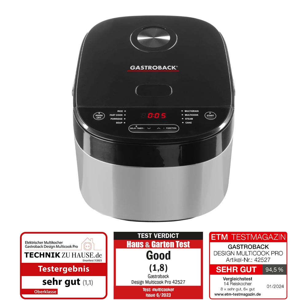 GASTROBACK - Design Multicook Pro - Black & Stainless Steel - 62527 - Kitchenary