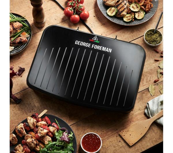 GEORGE FOREMAN - Large Fit Grill - Black - 25820 - Kitchenary