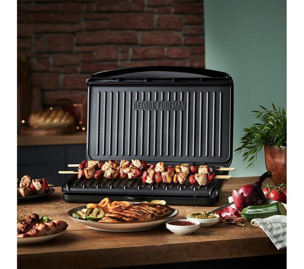 GEORGE FOREMAN - Large Fit Grill - Black - 25820 - Kitchenary
