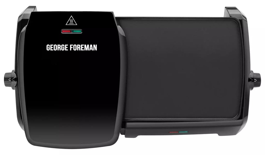 GEORGE FOREMAN - Large Variable Temperature Grill & Griddle - Black - 23450 - Kitchenary