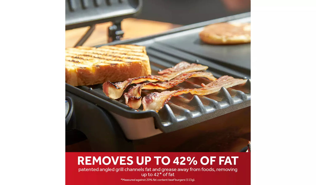 GEORGE FOREMAN - Large Variable Temperature Grill & Griddle - Black - 23450 - Kitchenary