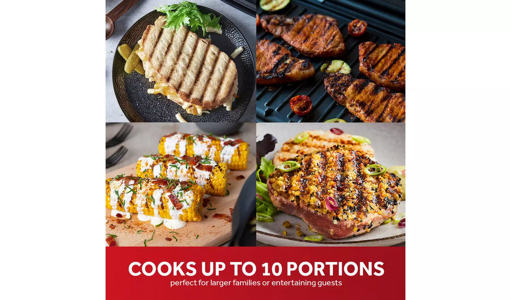 GEORGE FOREMAN - Large Variable Temperature Grill & Griddle - Black - 23450 - Kitchenary