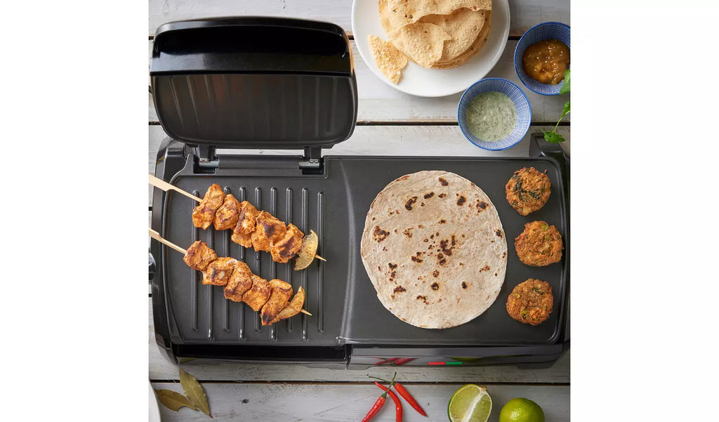 GEORGE FOREMAN - Large Variable Temperature Grill & Griddle - Black - 23450 - Kitchenary