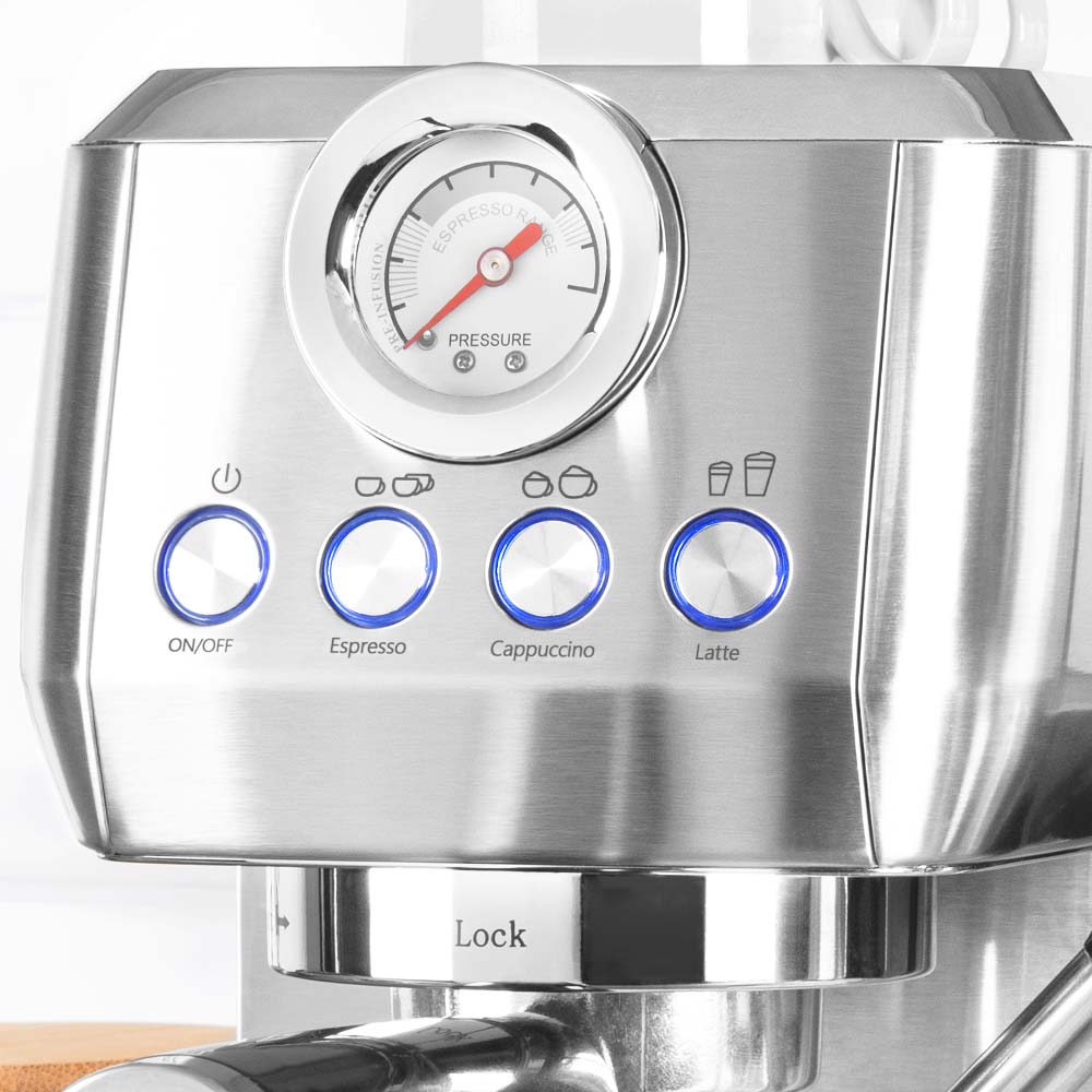 GASTROBACK - Design Espresso Piccolo Pro M Coffee Machine - Silver - 62722 - Kitchenary