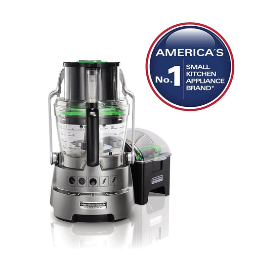 HAMILTON BEACH - 14-Cup Dicing Food Processor - Silver - 70825-SAU - Kitchenary