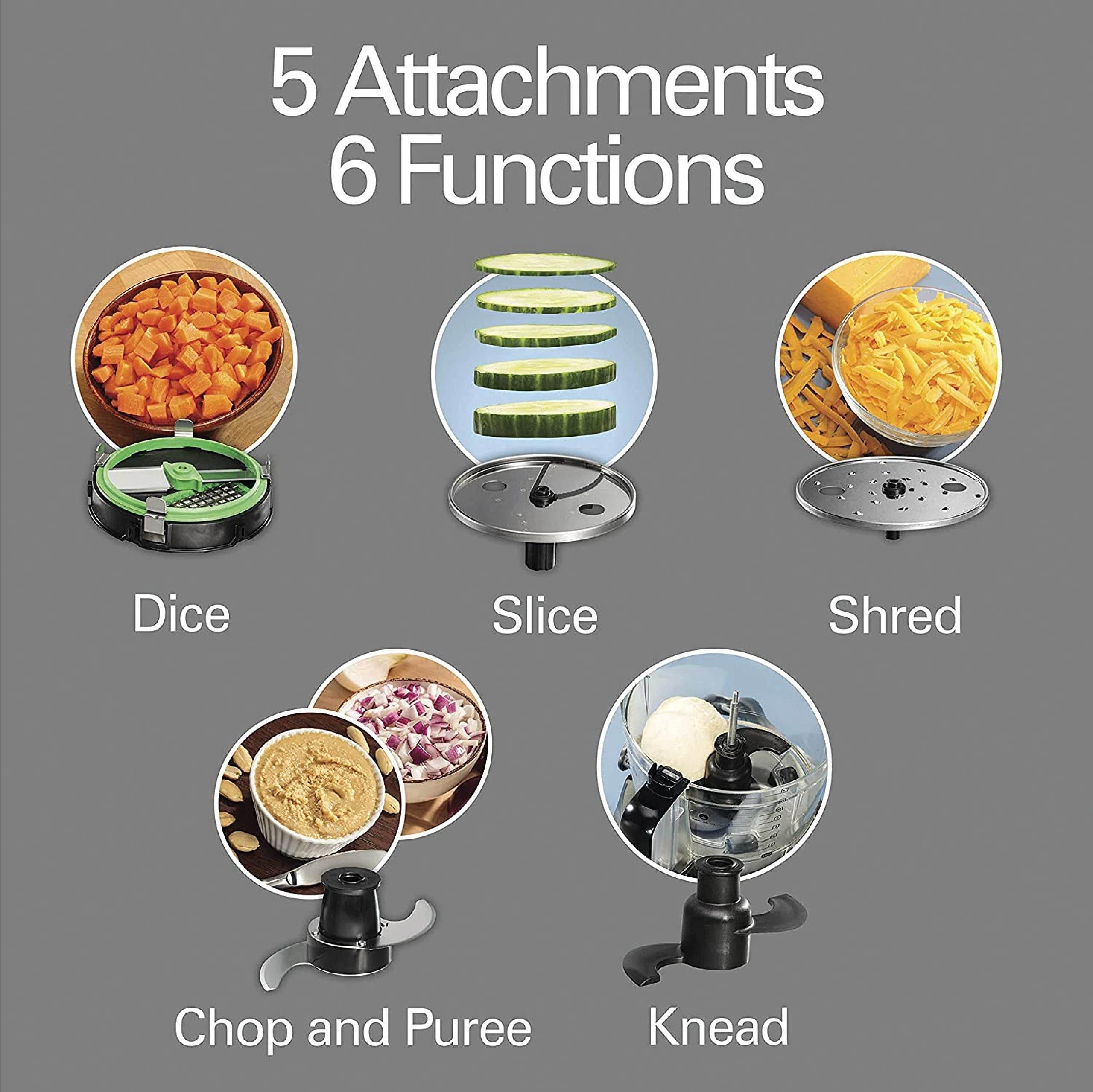 HAMILTON BEACH - 14-Cup Dicing Food Processor - Silver - 70825-SAU - Kitchenary