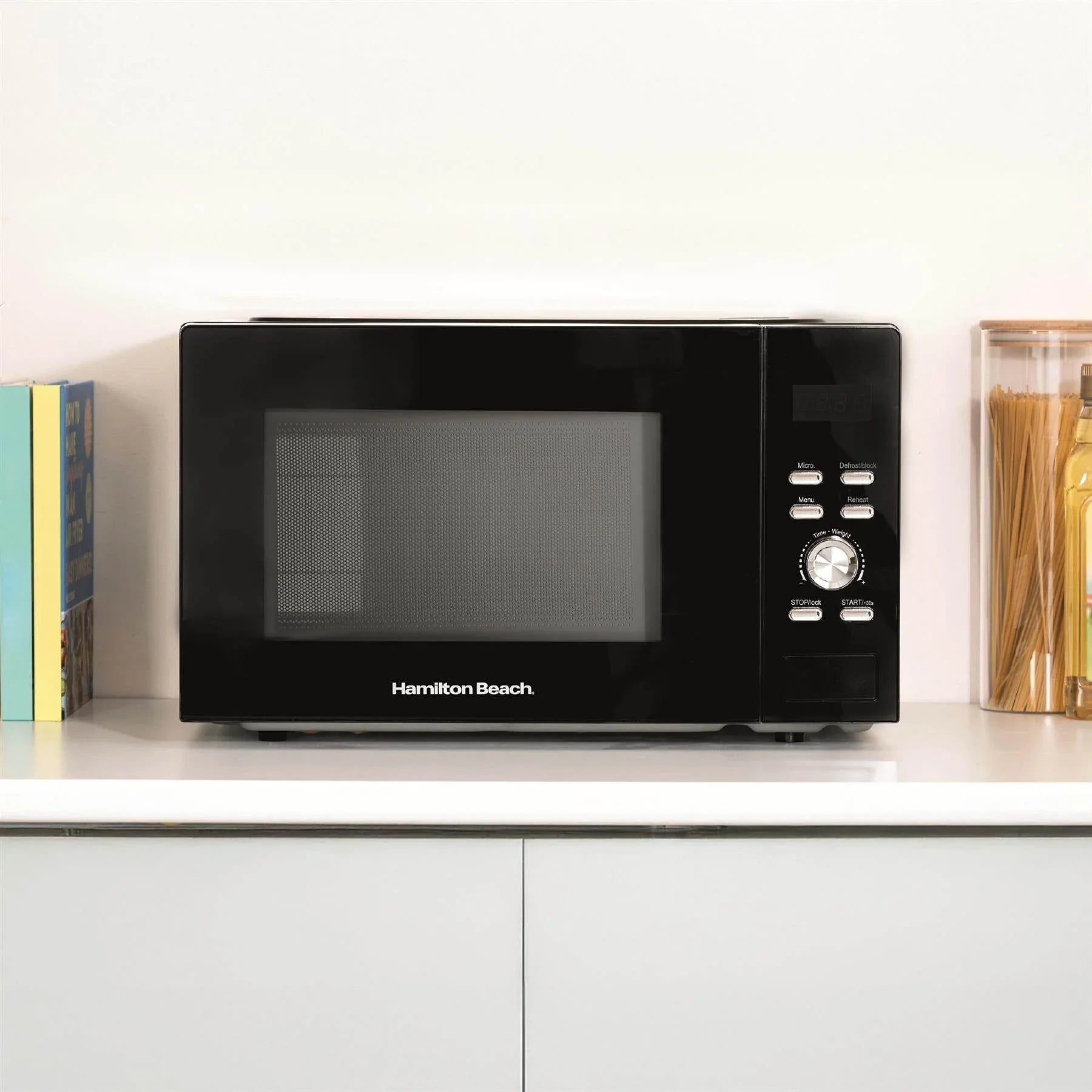 HAMILTON BEACH - 30L Family Microwave - Black - HB30FUXP04 - Kitchenary