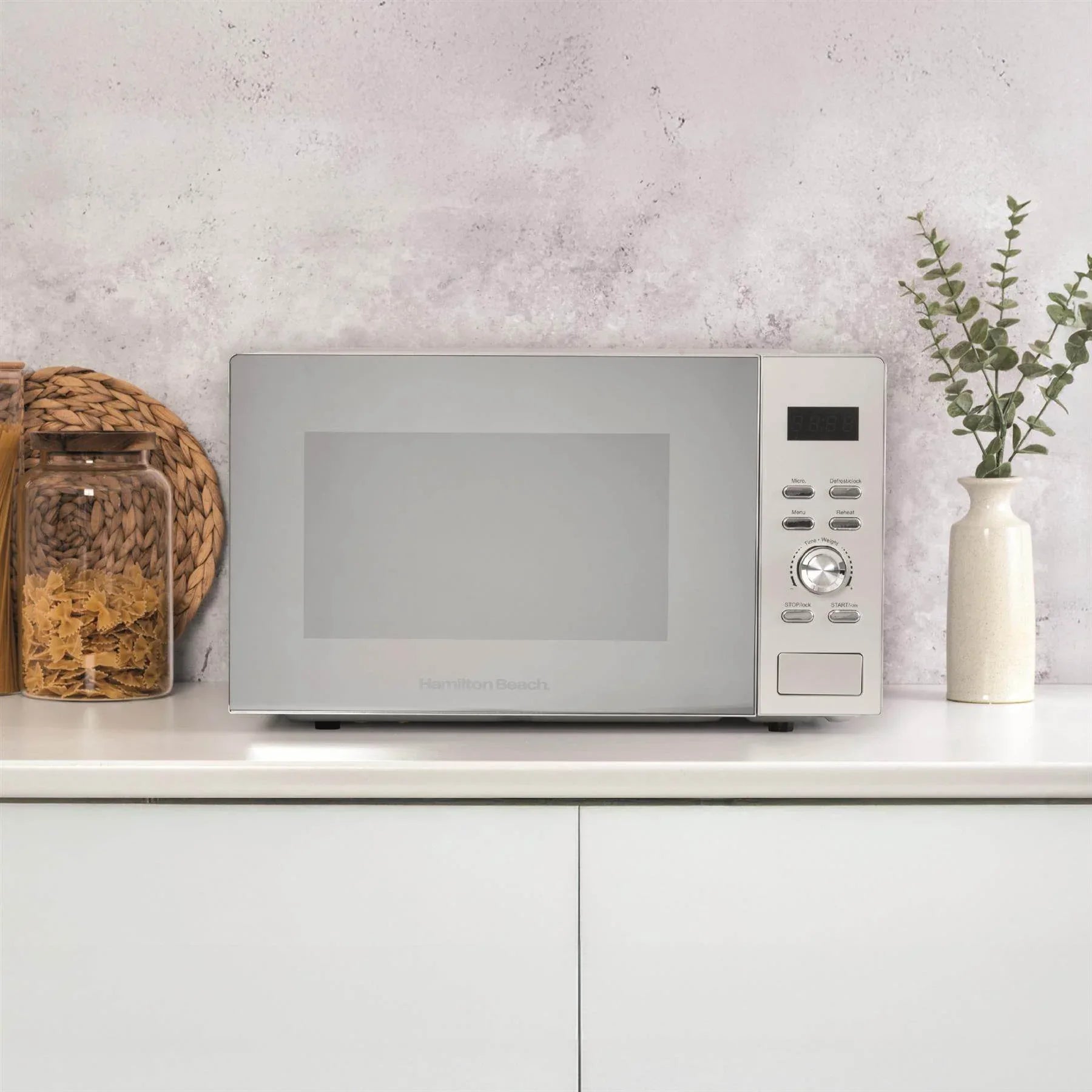 HAMILTON BEACH - 30L Family Microwave - Silver - HB30FUXP04S - Kitchenary