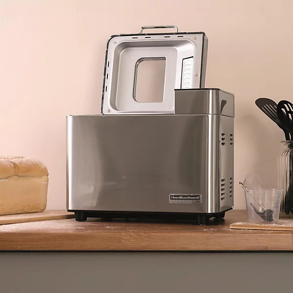 HAMILTON BEACH - Artisan Pro Automatic Bread Maker - Silver - HB8202BMP - Kitchenary