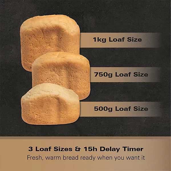 HAMILTON BEACH - Artisan Pro Automatic Bread Maker - Silver - HB8202BMP - Kitchenary