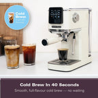 HAMILTON BEACH - BaristaPro Touch 5-in-1 Espresso Machine - Cream - HBC5210C - Kitchenary